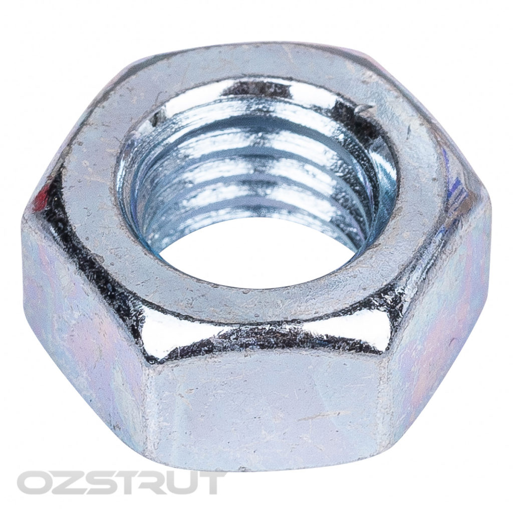 Hex Nut Zinc Plated Ozstrut